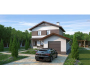 Two storeyed house with garage "Spacious" 1851 sq ft