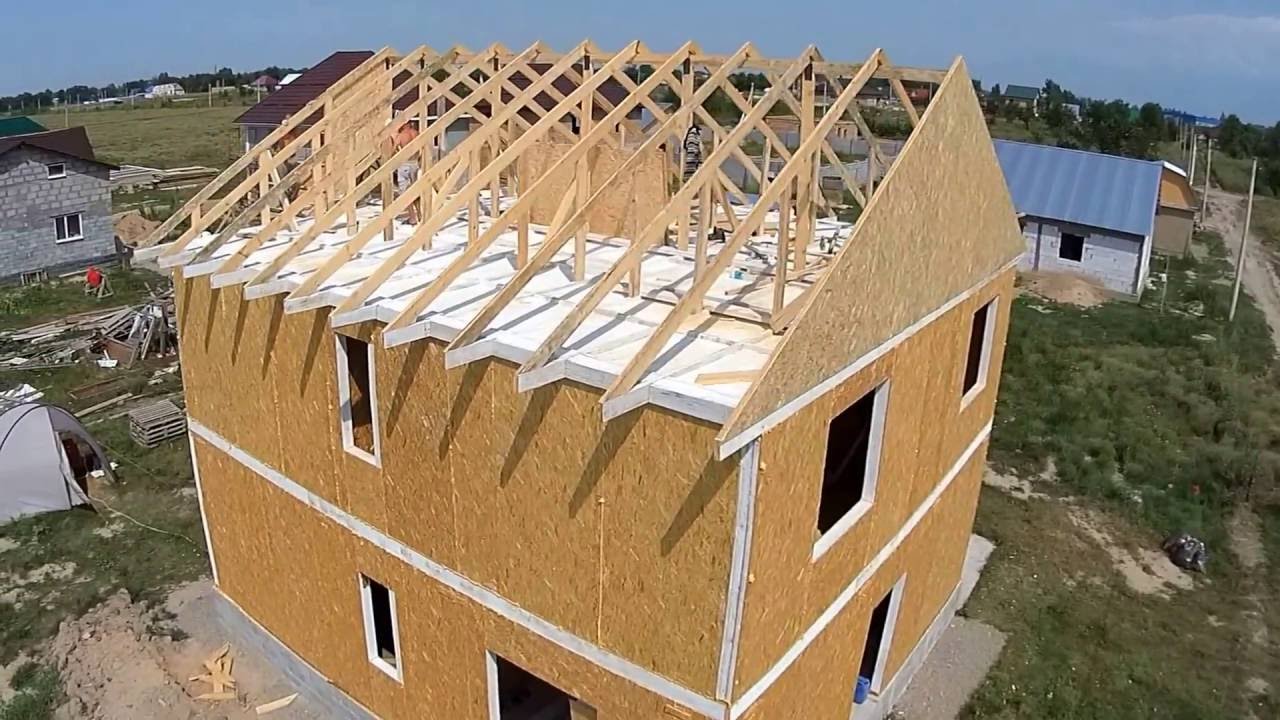 Крыша для дома из сип панелей